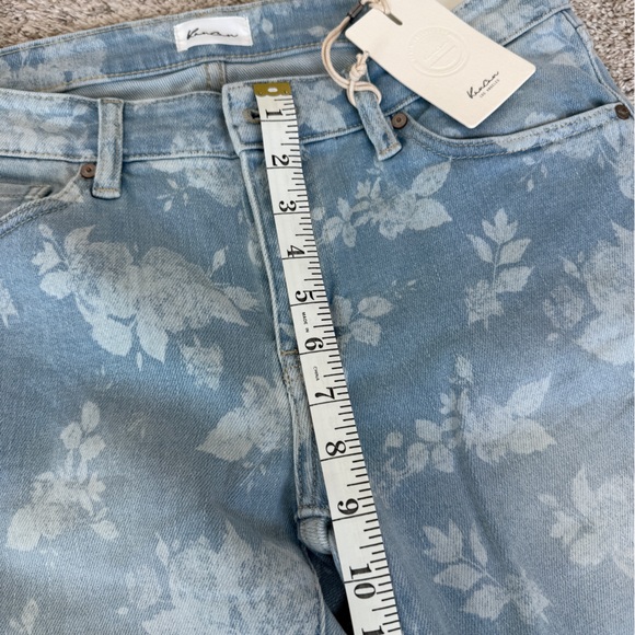 NWT - KanCan Faded Floral Flare Jeans - 9/28 - Picture 6 of 9